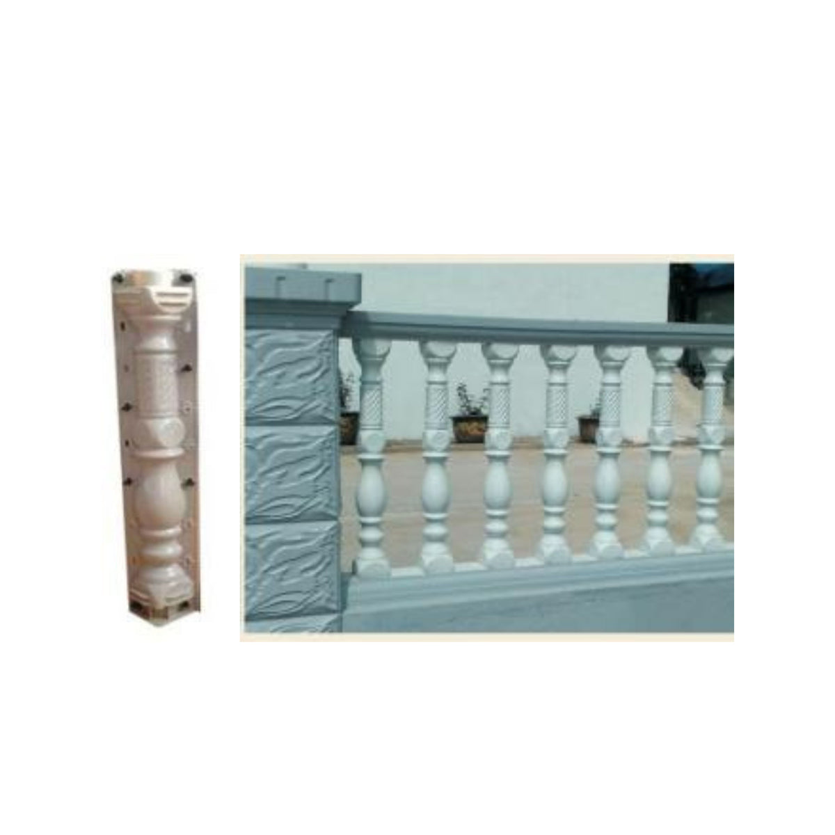 Precast Baluster Mold – Traditional Vertical Design (B-2) – Sessa ...