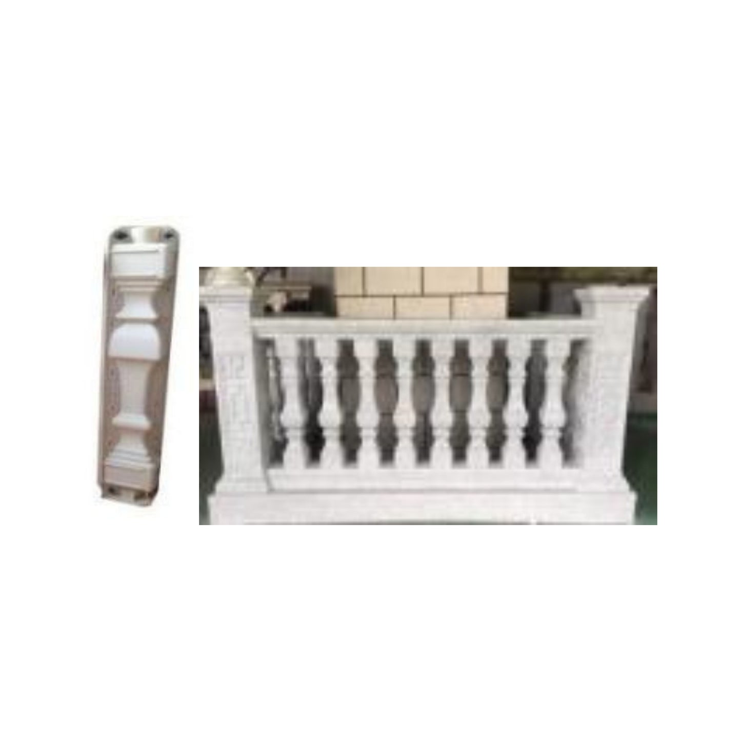 Precast Baluster Mold – Smooth Vertical Design (B-4)