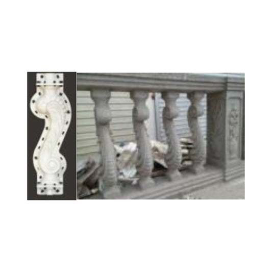 Precast Baluster Mold – Detailed Vertical Design (B-12)