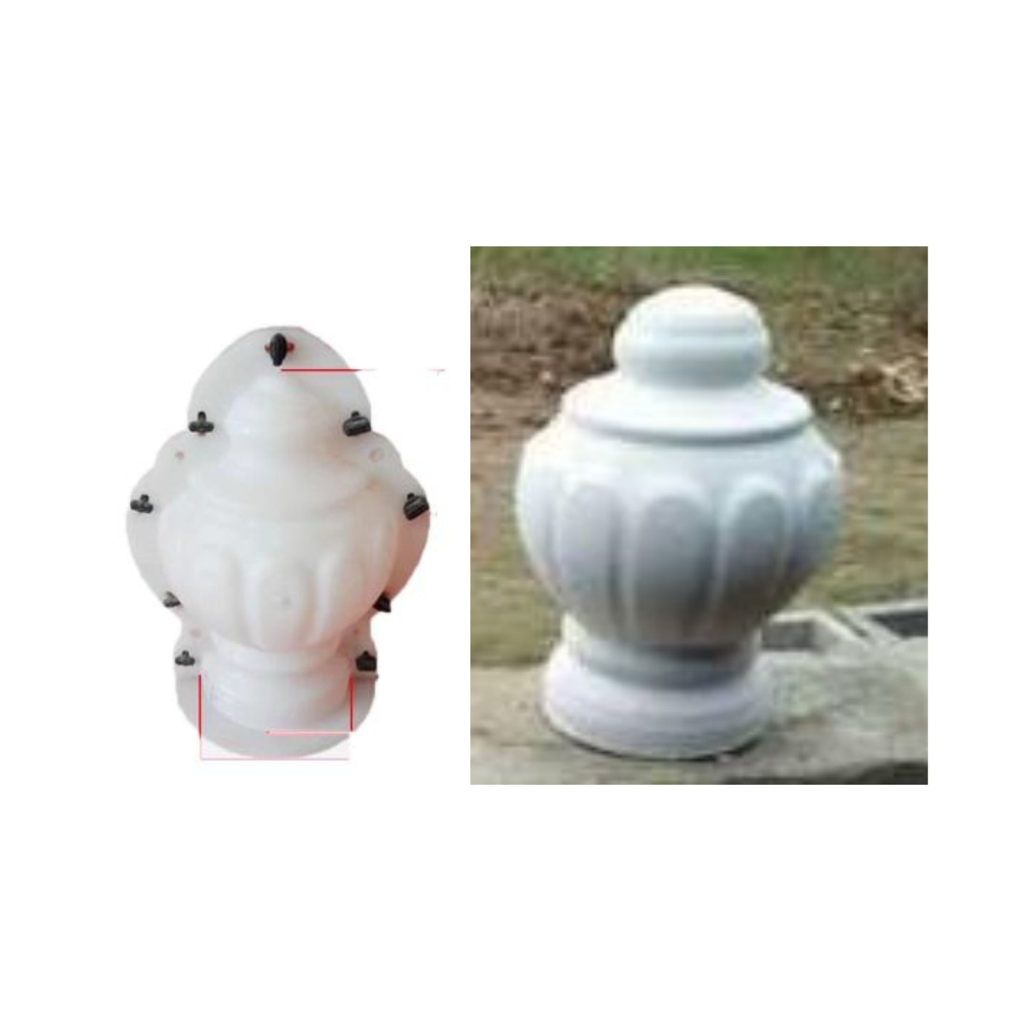 Precast Animal Mold – Slim Base Animal Design (A-3)