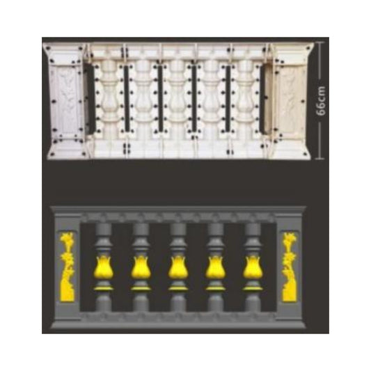 Cast-in-Place Baluster Mold – Model M-12