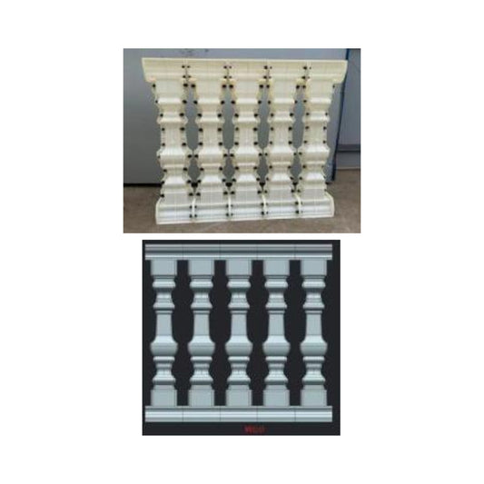 Cast-in-Place Baluster Mold – Model M-18