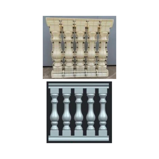 Cast-in-Place Baluster Mold – Model M-20
