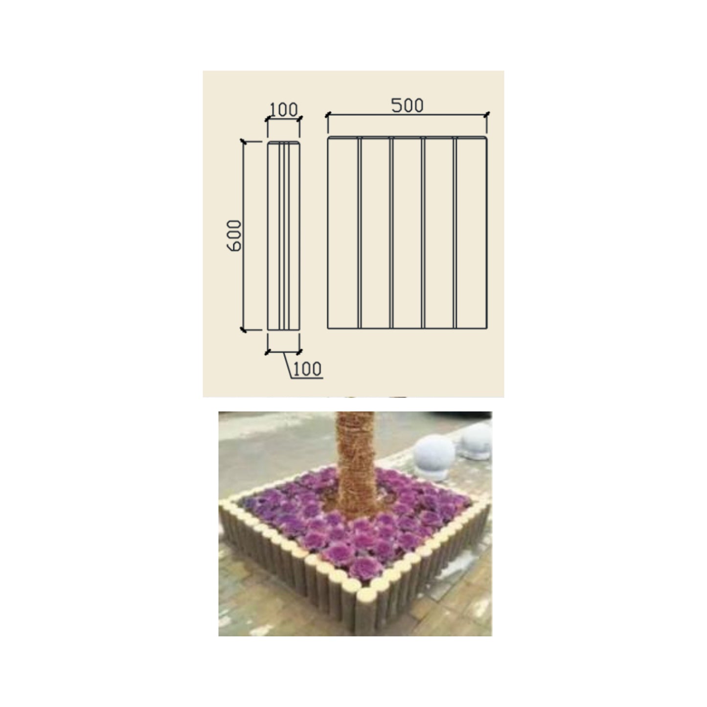 Landscape Mold – Model L-8