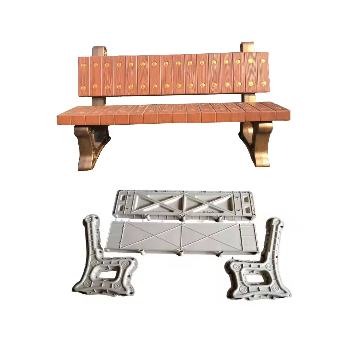 Table and Bench Mold – Model D-5