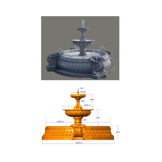 Fountain Mold – Model Q-4