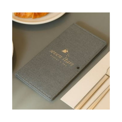 Elegant PU Leather Menu Cover