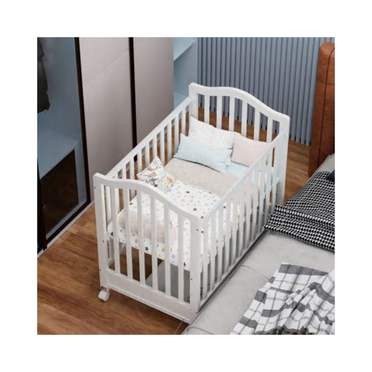 Adjustable Baby Crib with Storage – Model WBBC120