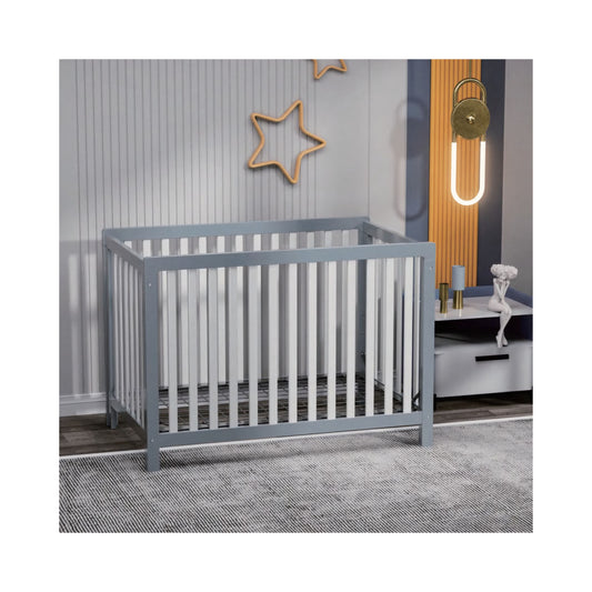 Convertible Metal Base Baby Crib – Model WBB2313