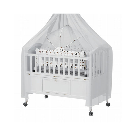 Multifunction Baby Crib with Shaker and Extendable Headboard – Model WBB828