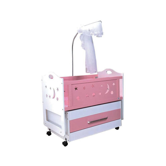 Compact Baby Crib with Shaker and Drawer – Model WBB208