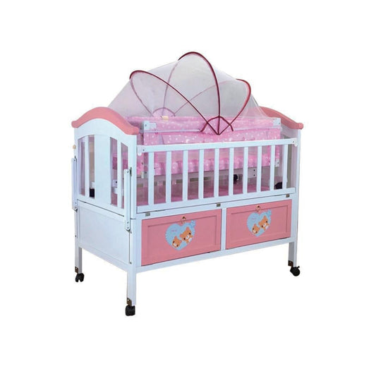 Multifunction Baby Crib with Shaker and Co-Sleeping Design – Model WBB601