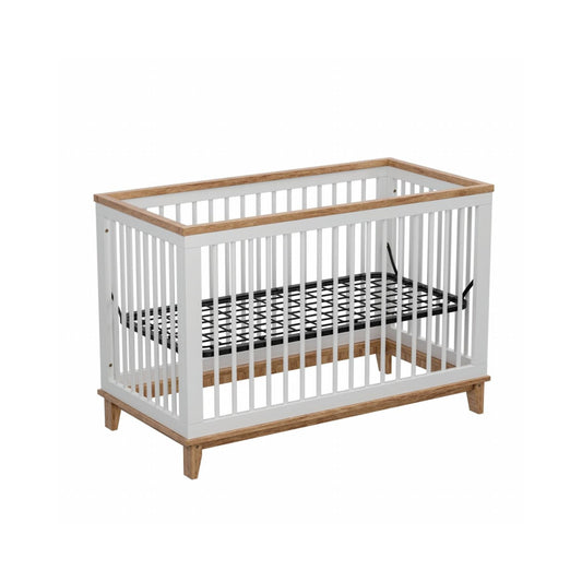 Sturdy Adjustable Baby Crib with Iron Base – Model CFM005