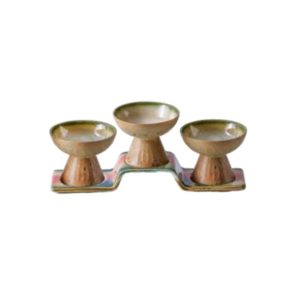 Footed Side Dish & Bridge-Base Plate A26321