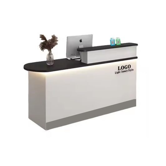Compact Depth Cashier Stand – MDF with Frame Structure