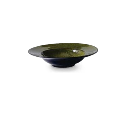 Wide Rim Plate with Line Detailing A20040