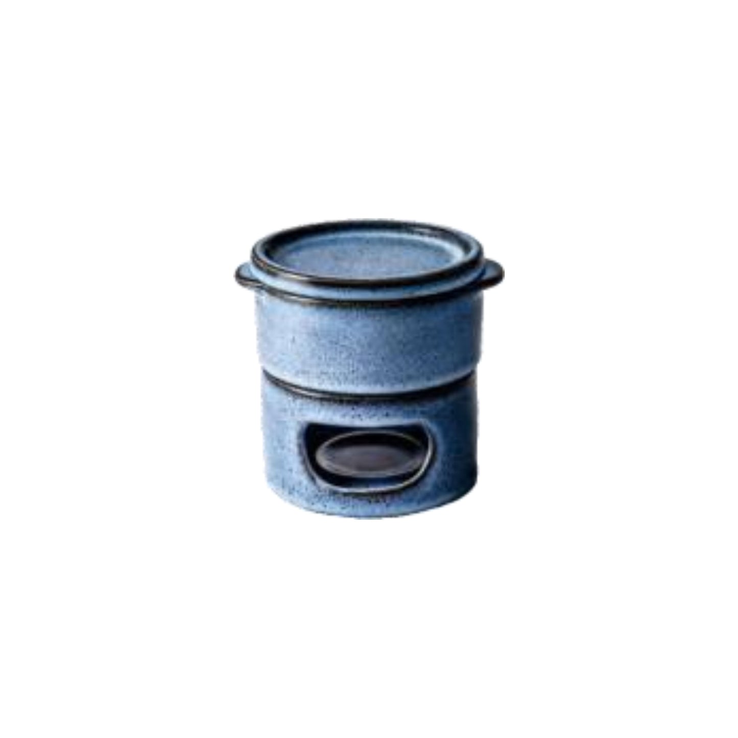 Stackable Straight-Sided Bowl with Lid and Double Handles A27062