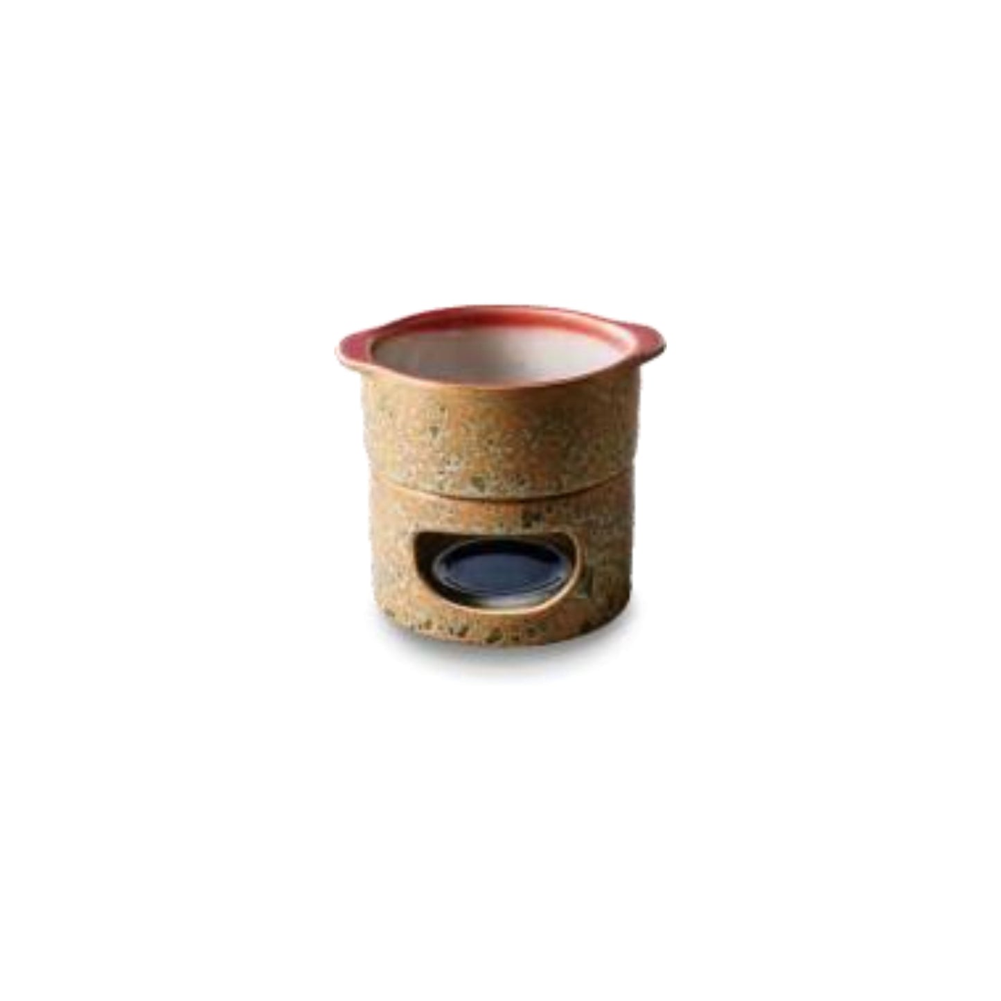 Stackable Straight-Sided Bowl with Lid and Double Handles A27062