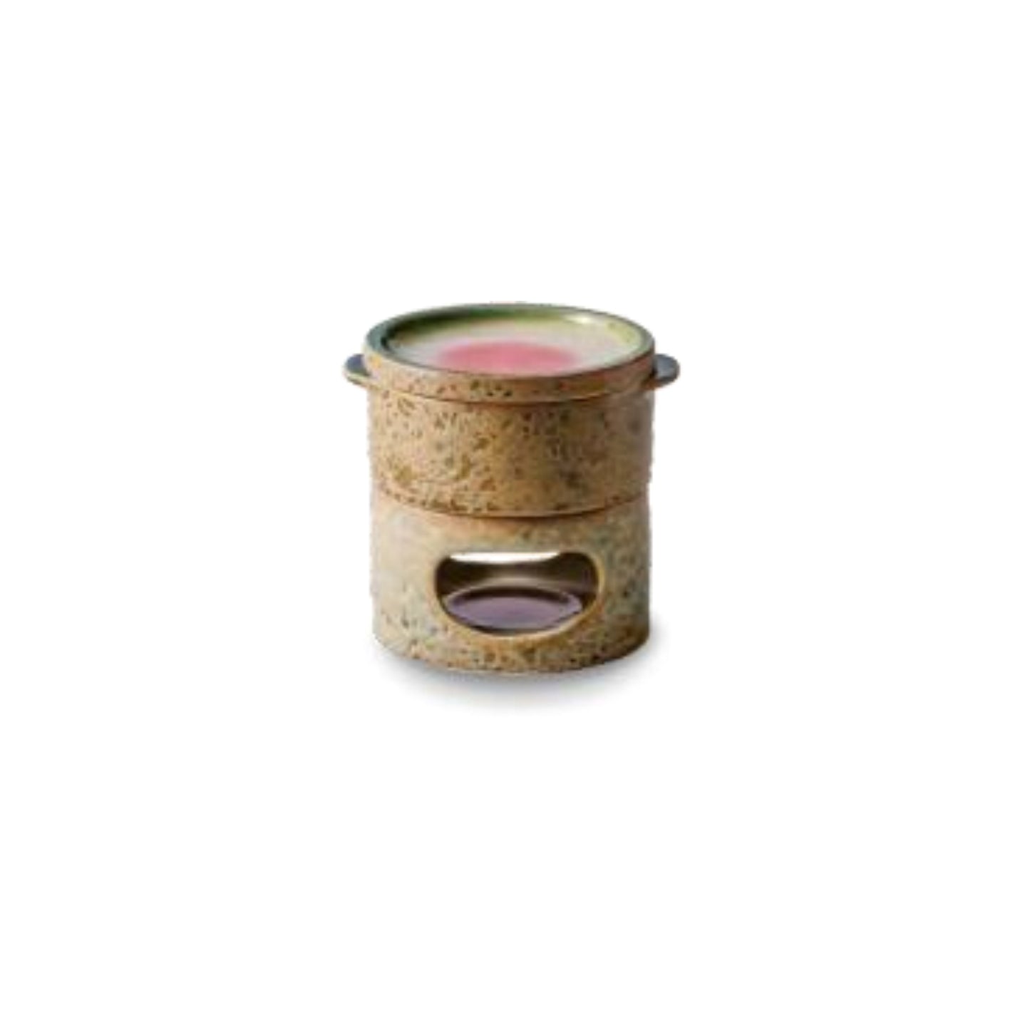 Stackable Straight-Sided Bowl with Lid and Double Handles A27062