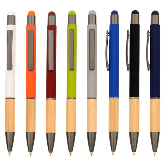 Eco-Friendly Aluminum & Bamboo Ballpoint Pen