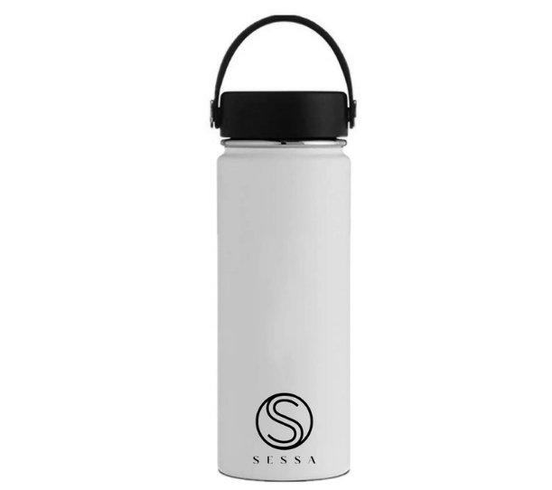 Stainless Steel 305 White Water Bottle