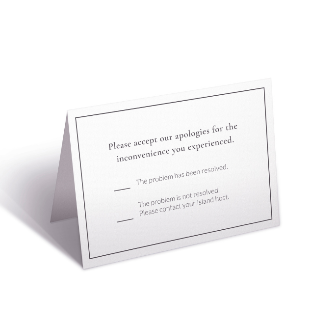 Engineering Tent Card – Durable & Professional Workplace Signage