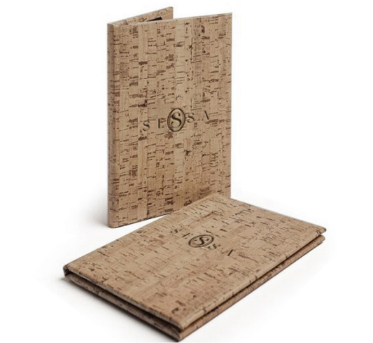 Classic Cork Menu – Sustainable & Elegant Menu Cover