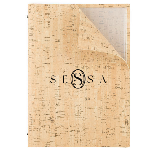 Flexible Cork Menu – Sustainable & Durable Menu Cover