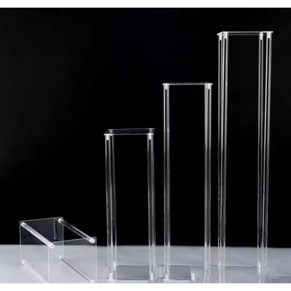 Clear Acrylic Wedding Aisle Flower Stand