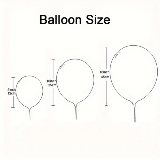 Assorted Color Rubber Balloons – Vibrant Party Decoration
