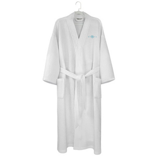 White Cotton Bathrobe – Premium Pool & Spa Comfort