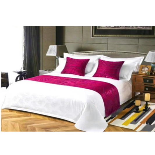 Yarn-Dyed Polyester Bed Runner – 50x210 cm