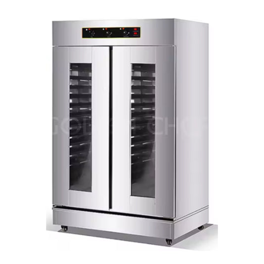32-Tray Electric Dough Proofer – High-Capacity Fermentation Cabinet for Bakeries