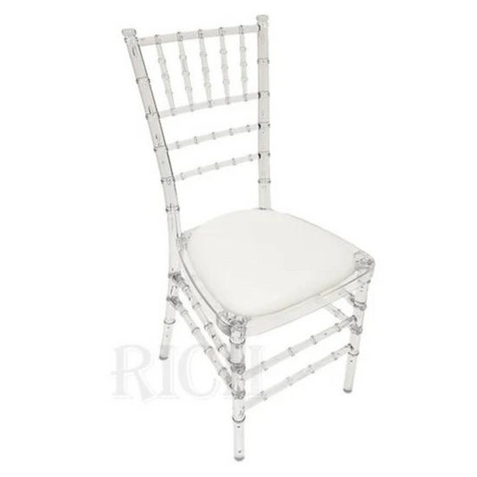 Acrylic Chair with Cushion – Modern & Comfortable Seating