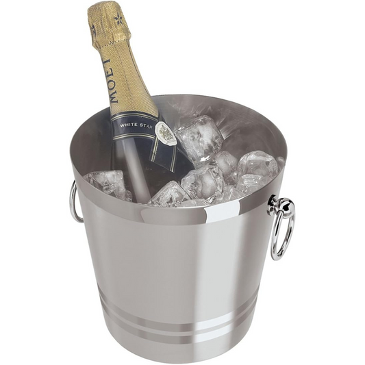 Stylish Stainless Steel Champagne Bucket – 7.75 inches