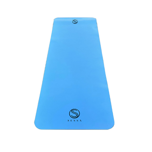 Blue TPE Yoga Mat – Eco-Friendly, Non-Slip & Cushioned