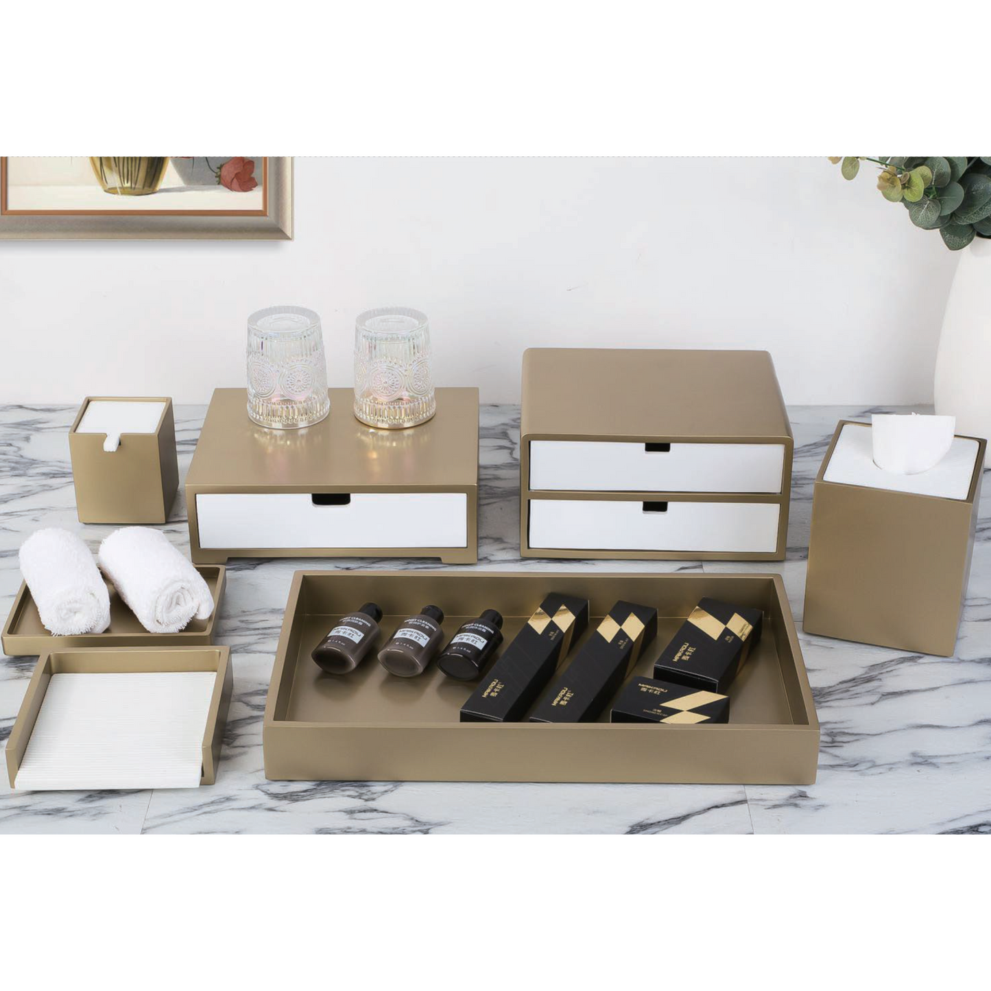 YTX-2069 Countertop Toiletry Dispenser – Sleek & Functional