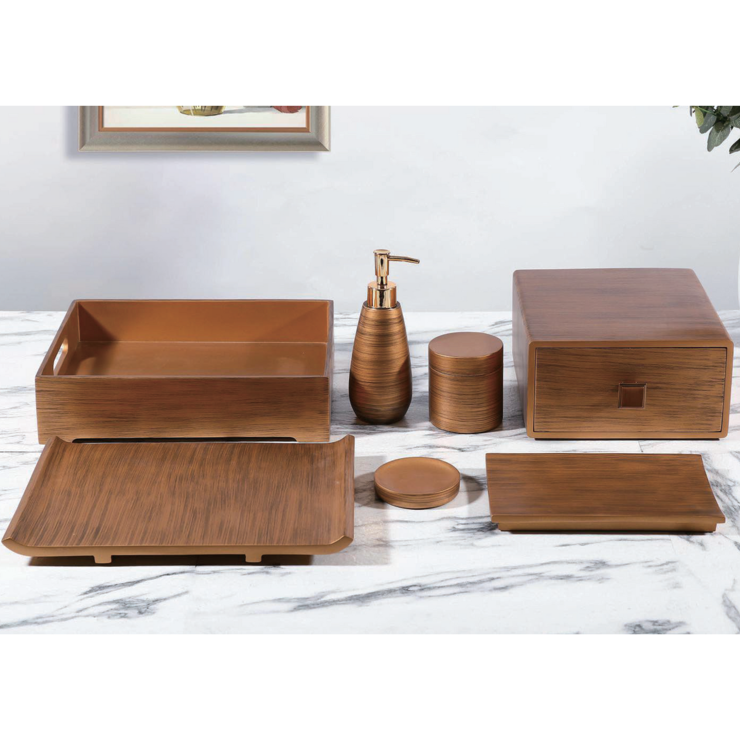 YTX-2042 Countertop Toiletry Dispenser – Stylish & Functional