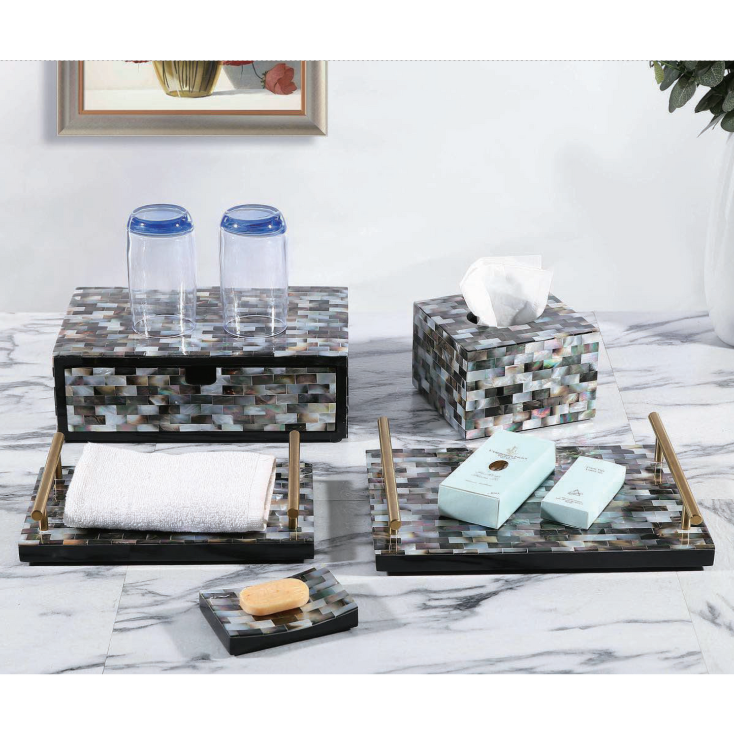YTX-2041 Countertop Toiletry Dispenser – Stylish & Functional