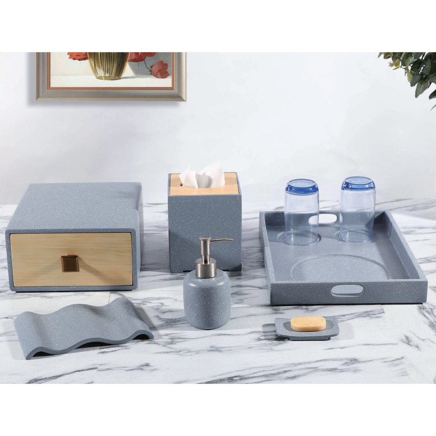 YTX-2051 Countertop Toiletry Dispenser – Sleek & Functional