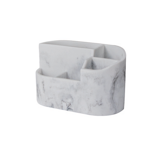 YTX-3101 Countertop Toiletry Dispenser with Multi-Compartment Storage