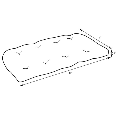 Water & Fade-Resistant Outdoor Chair Cushions