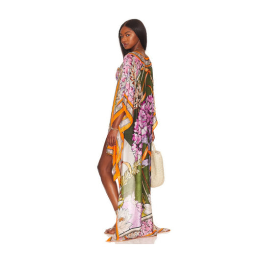 Dara Kimono – Flowing Printed Beach Cover-Up