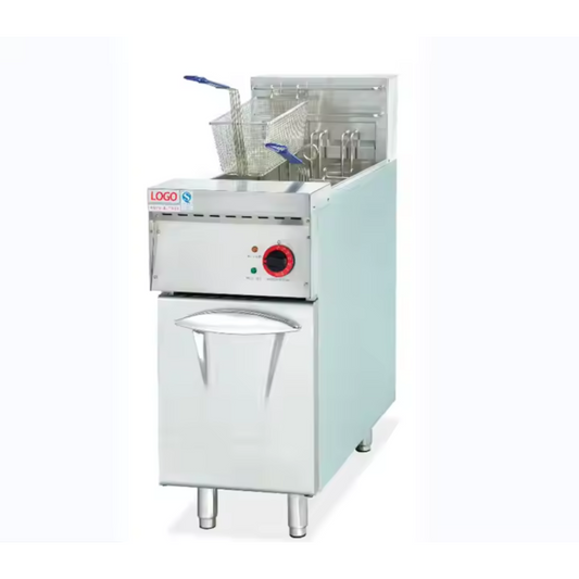 28L Electric Fryer – Single Tank with Dual Baskets, 9kW Power