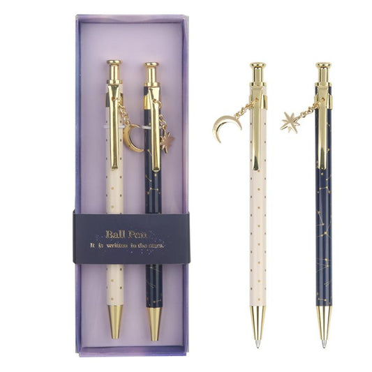 Charming Metal Ballpoint Pen Gift Set for Women with Custom Printed Design