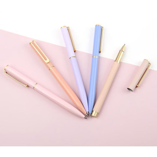 Affordable Custom Logo Metal Ballpoint Pen for Women and Office Gifts
