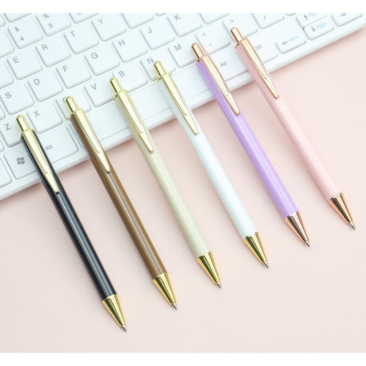 Custom Click Action Ballpoint Pen with Personalized Color and Text