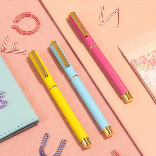 Custom Click Action Ballpoint Pen with Soft Touch and Personalized Logo