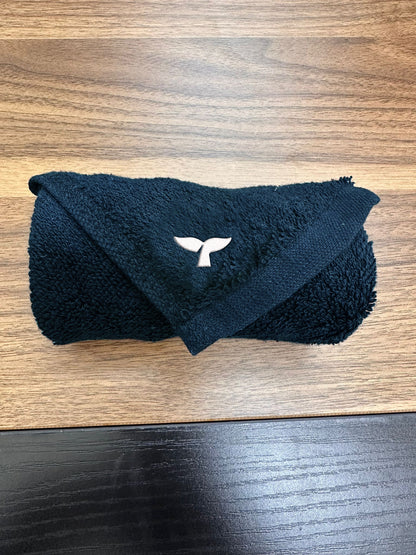 Wet Face Towel, 32x32cm, Abyss Color, Embroidered Logo, Soft & Absorbent