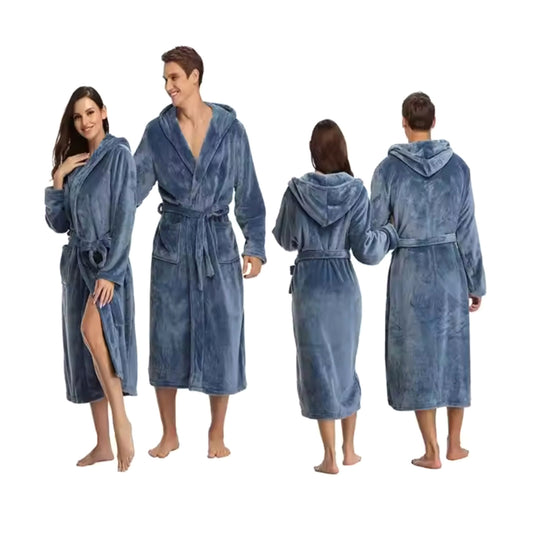 Luxurious Coral Fleece Robe – Soft & Comfortable